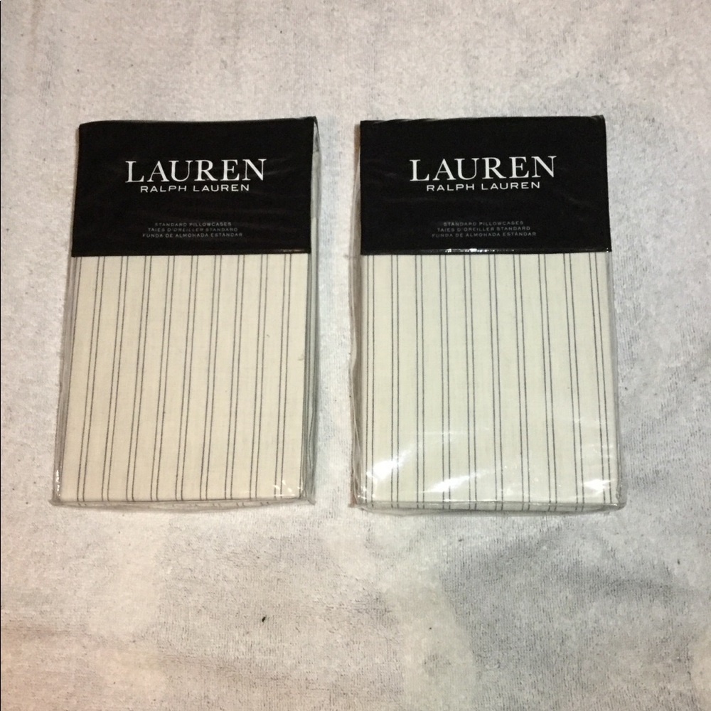 Lauren Ralph Lauren 2 Sets Of Stripe Pillowcases